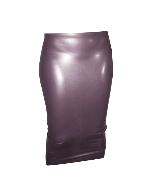 LATEX GE LOW RISE SKIRT | LILAC
