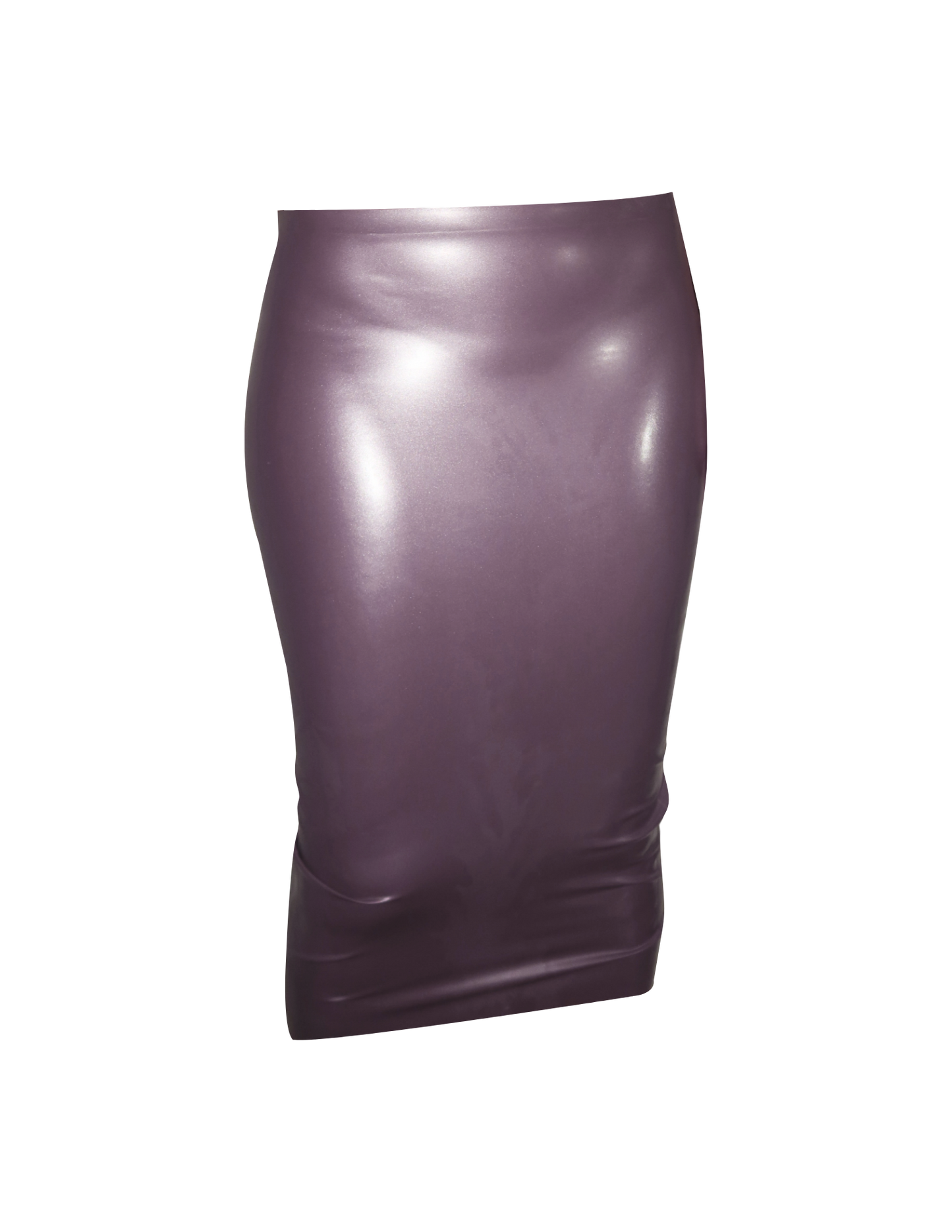 LATEX GE LOW RISE SKIRT | LILAC